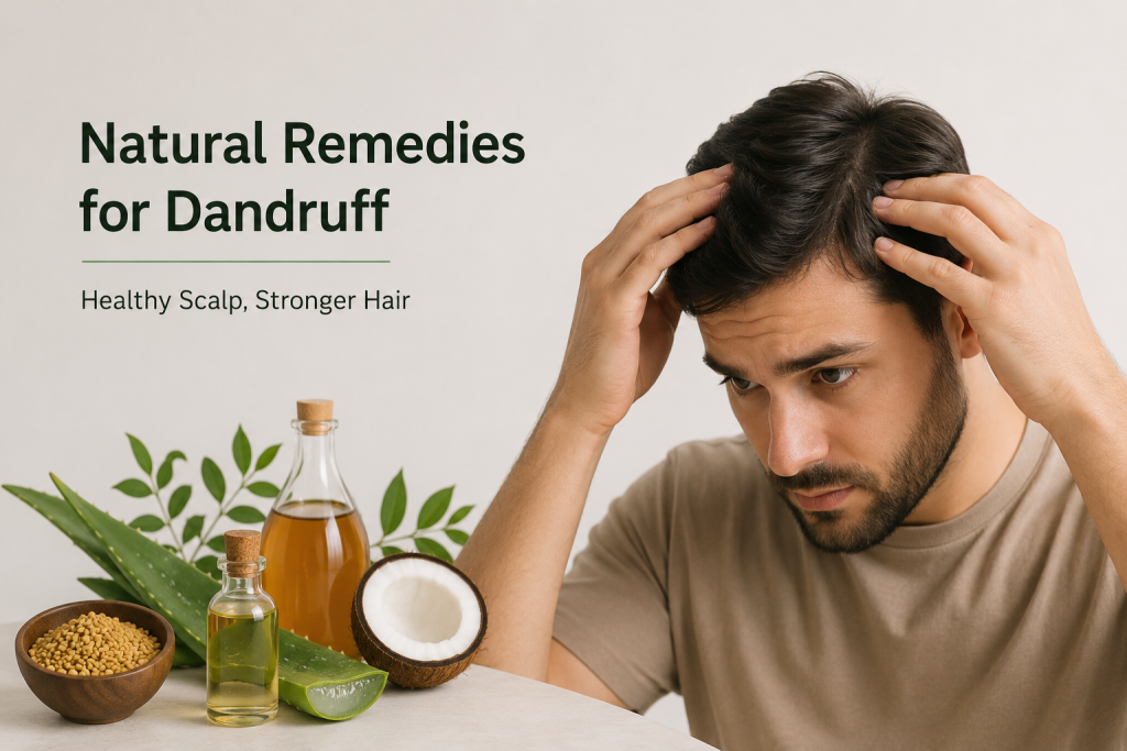Natural Dandruff Treatments for Men’s Hair