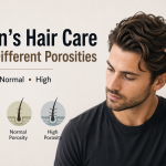 Men’s Hair Care for Different Porosities: Low, Normal, and High
