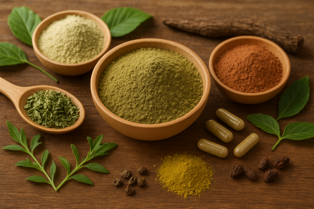 Herbal Powders for Strengthening Weak Hair