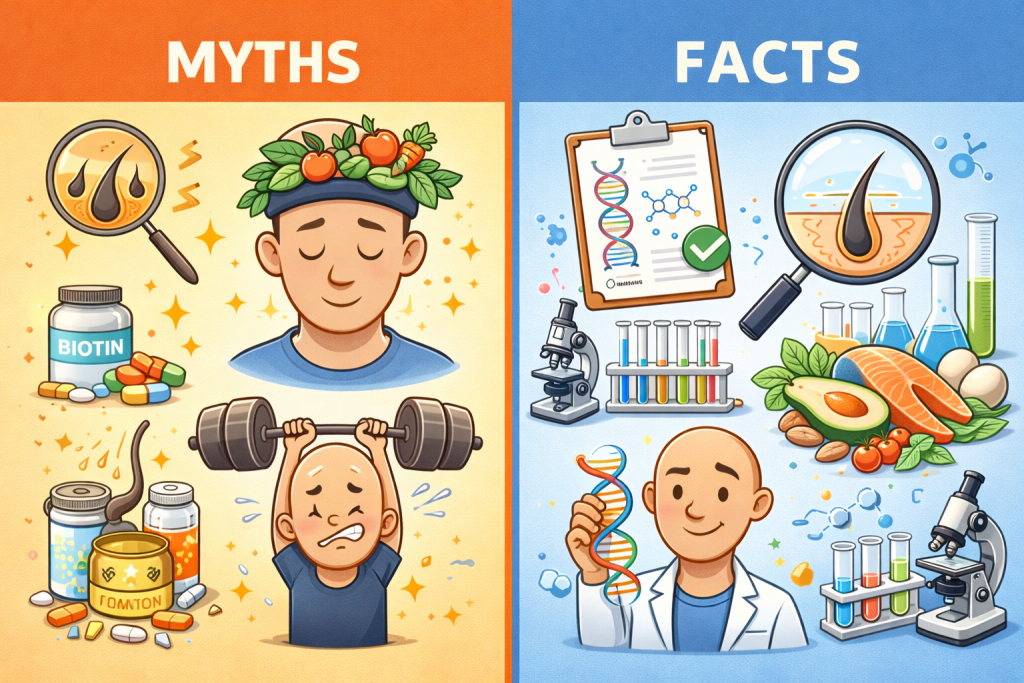 Hair Nutrition Myths vs Facts: What Science Says