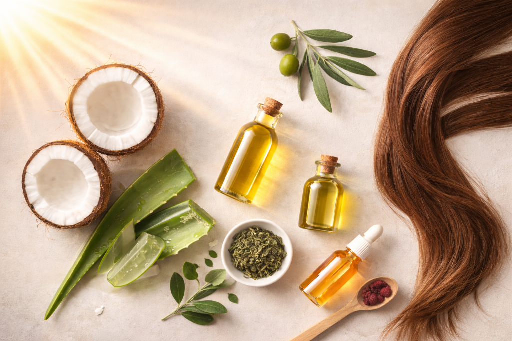 UV Protection for Hair From Botanical Extracts