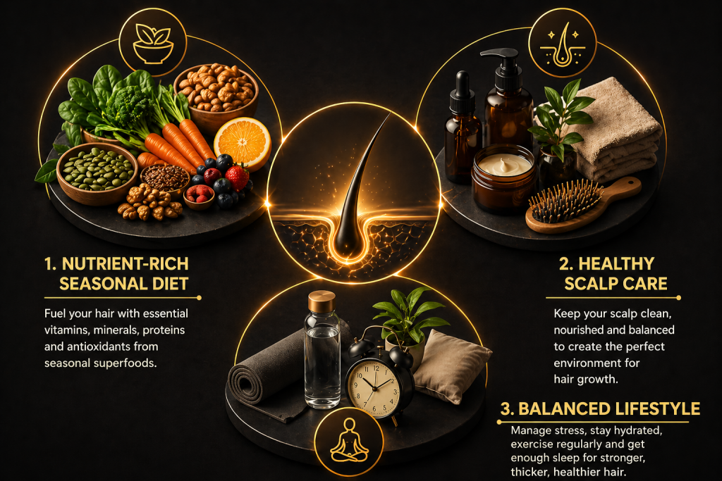 Seasonal Superfoods for Hair Growth