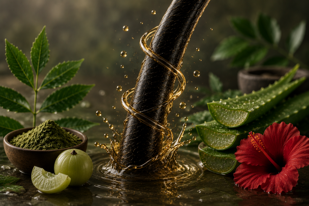 Herbal Hair Care for Pollution Damage