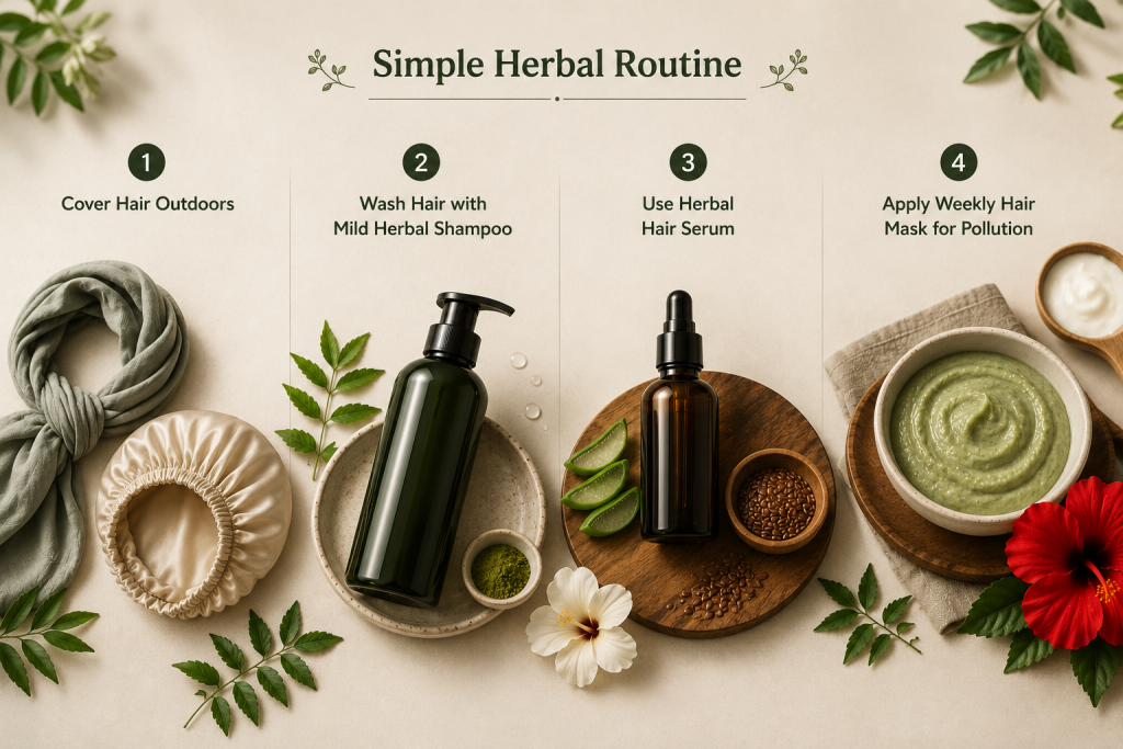 Anti Pollution Hair Care Routine Naturally