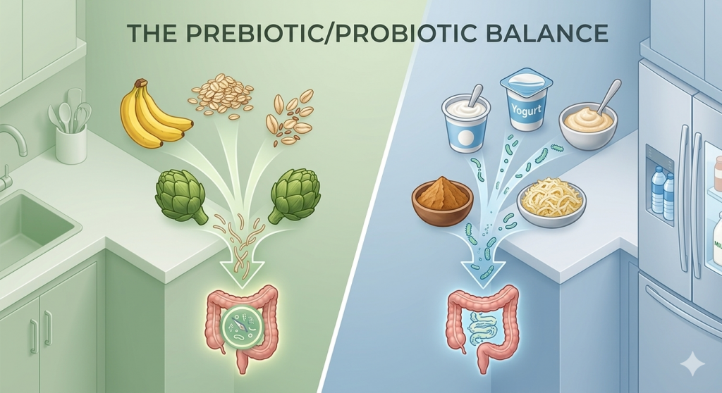 Prebiotic vs. Probiotic Foods: What’s the Difference?