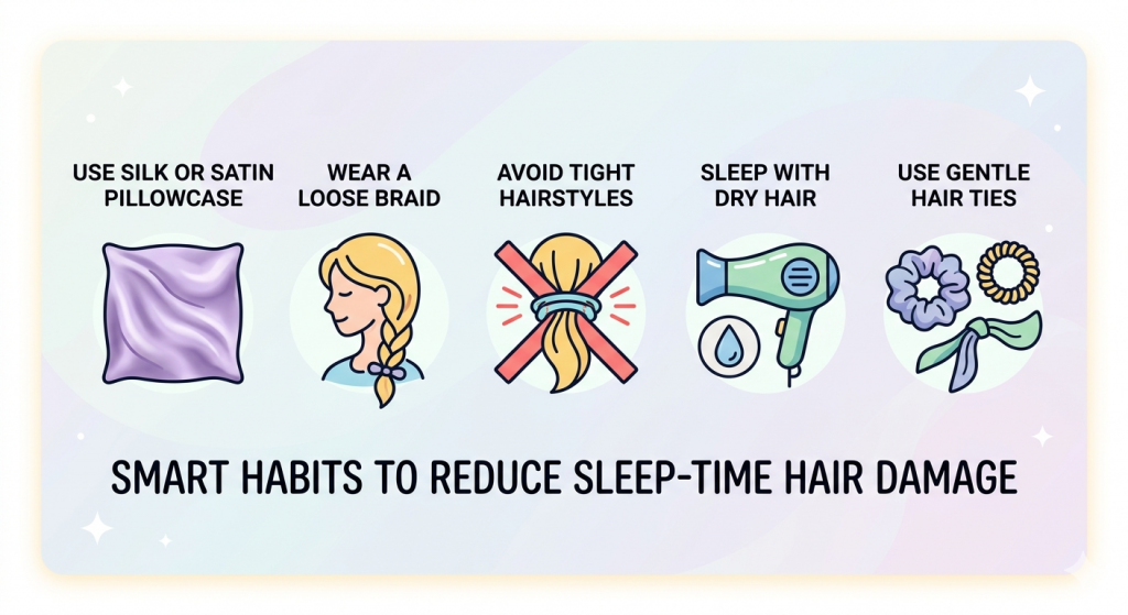 Sleep Supports long
Hair Growth
