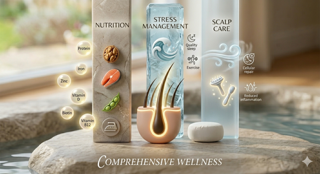 Supporting Hair Health Beyond Meditation