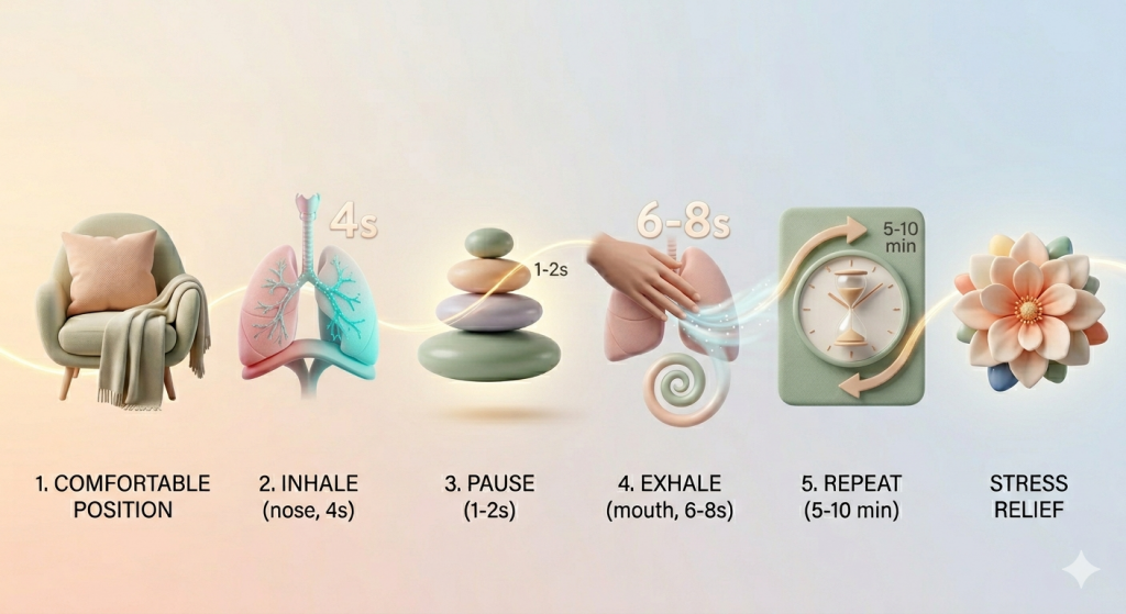 How to Do Deep Breathing for Stress Relief
