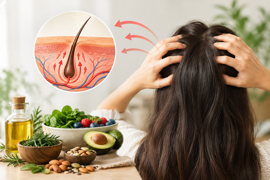 Scalp Blood Flow & Hair Growth Connection